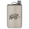 Il Lago Passion Hip Flask 8oz Silver